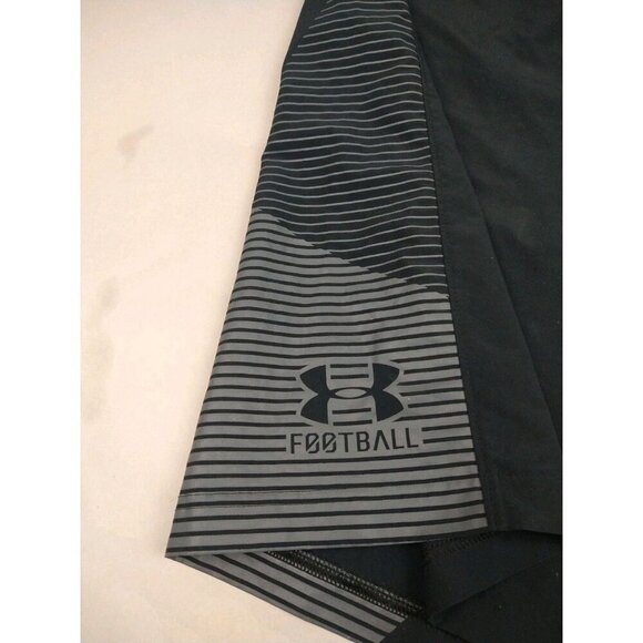 Under Armour Heatgear Loose Fit Shorts Mens Large Black Football Running Gym - Picture 2 of 9
